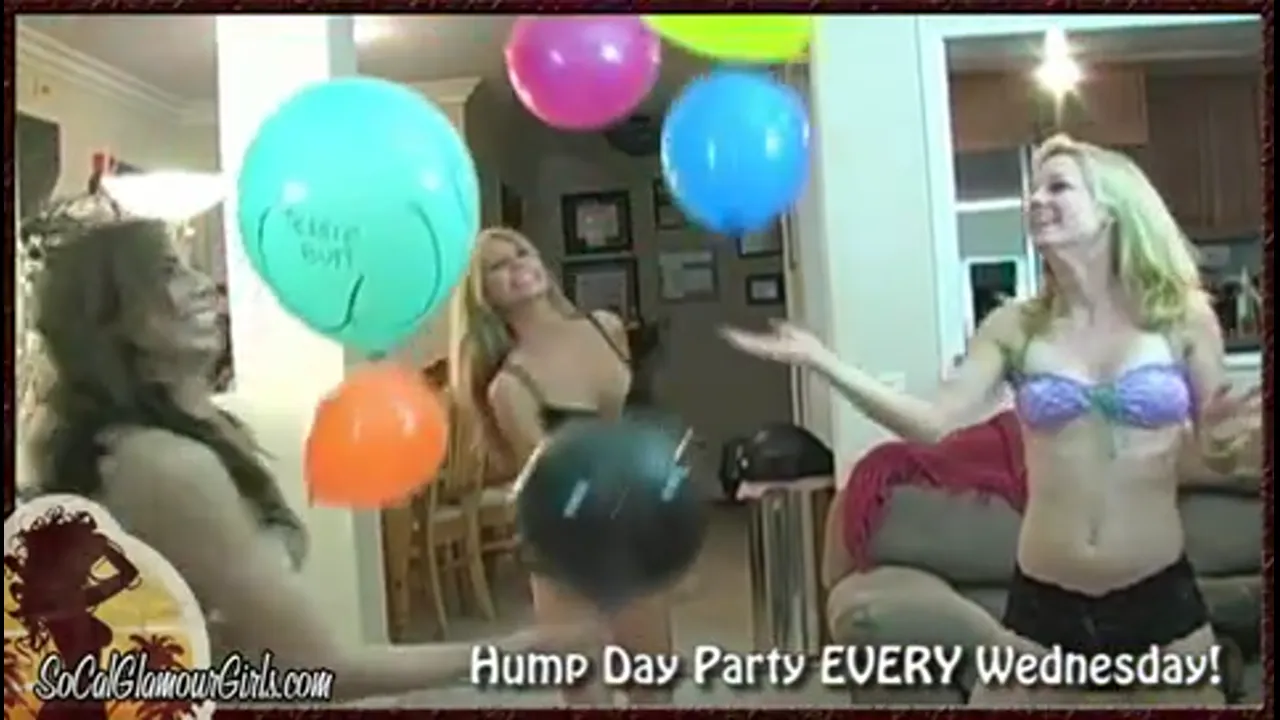 Lingerie Balloon Popping Contest