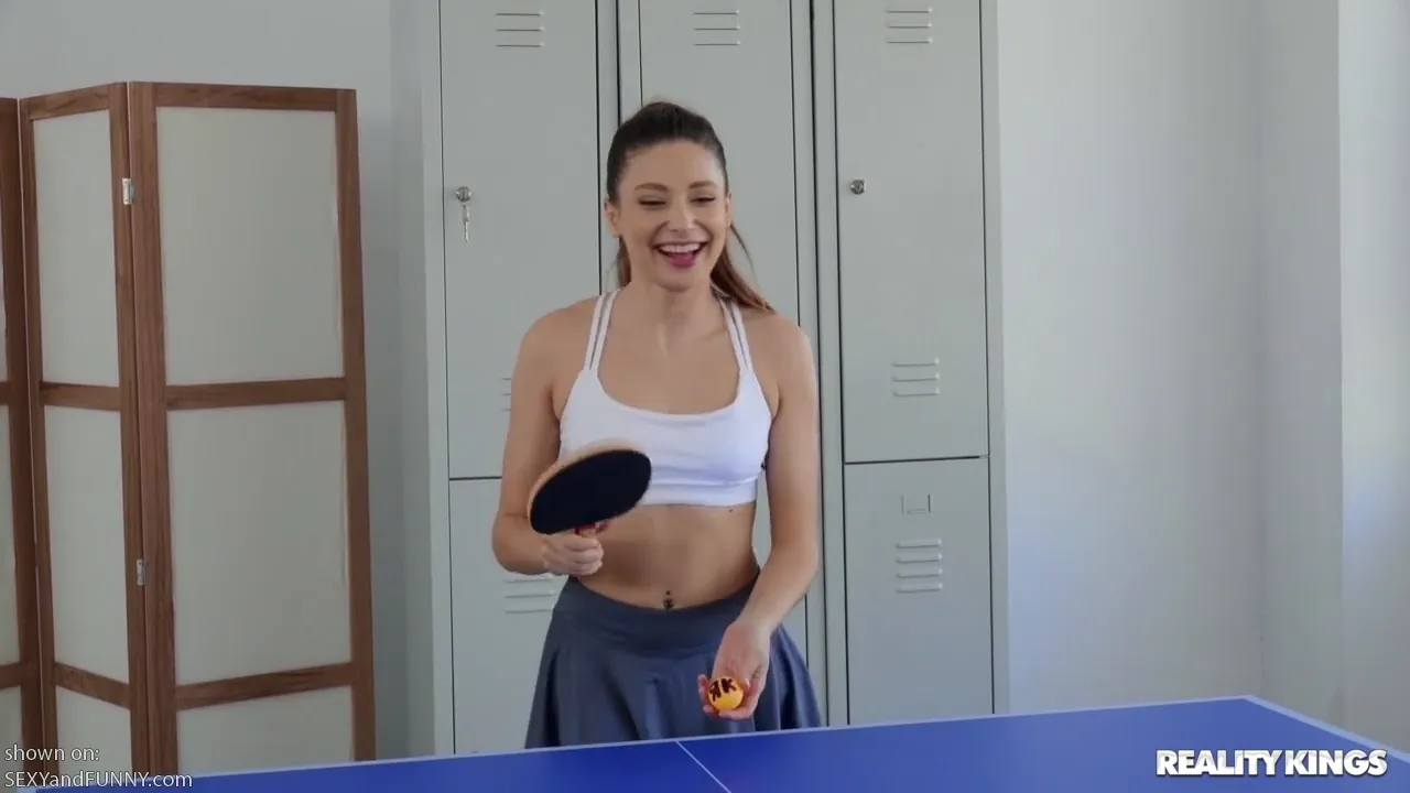 Liya and Talia Play Strip Ping Pong