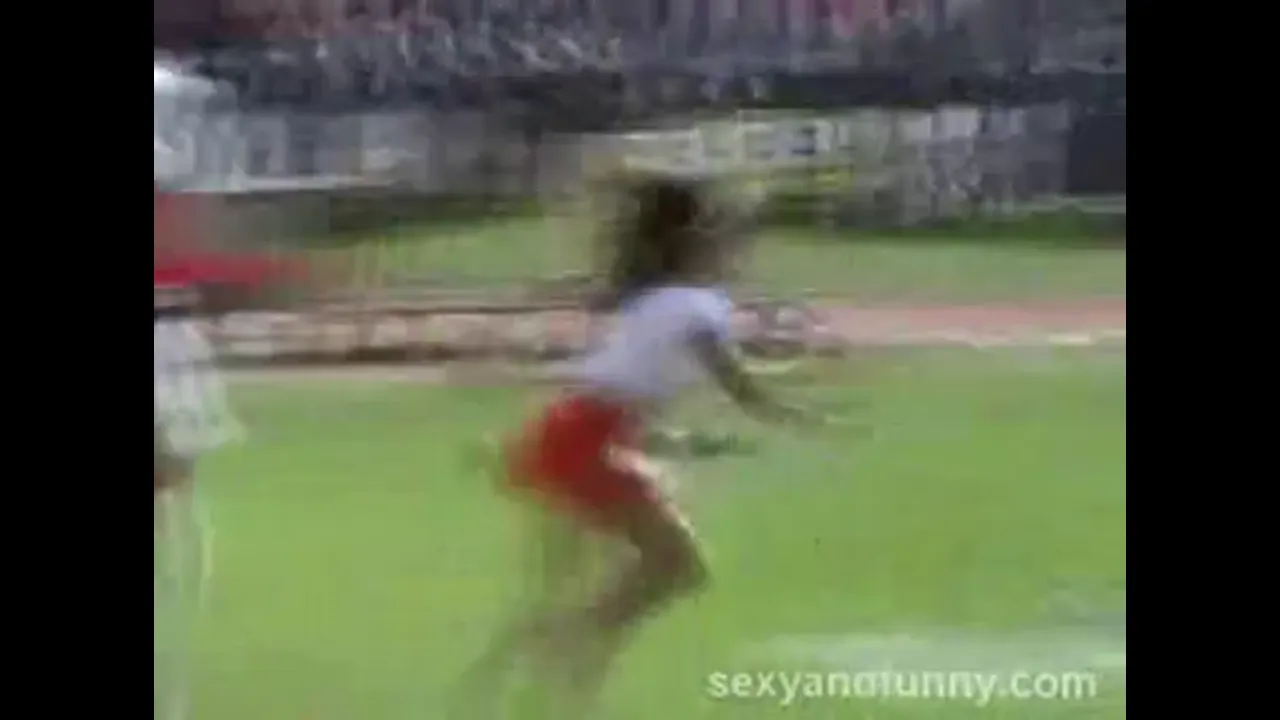 Mascot Strips Cheerleader