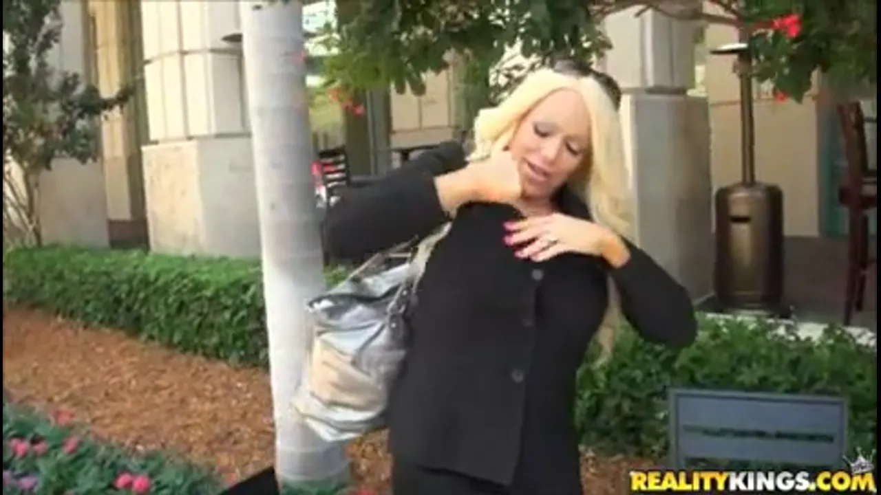 Milf Has Boobs Exposed While Driving
