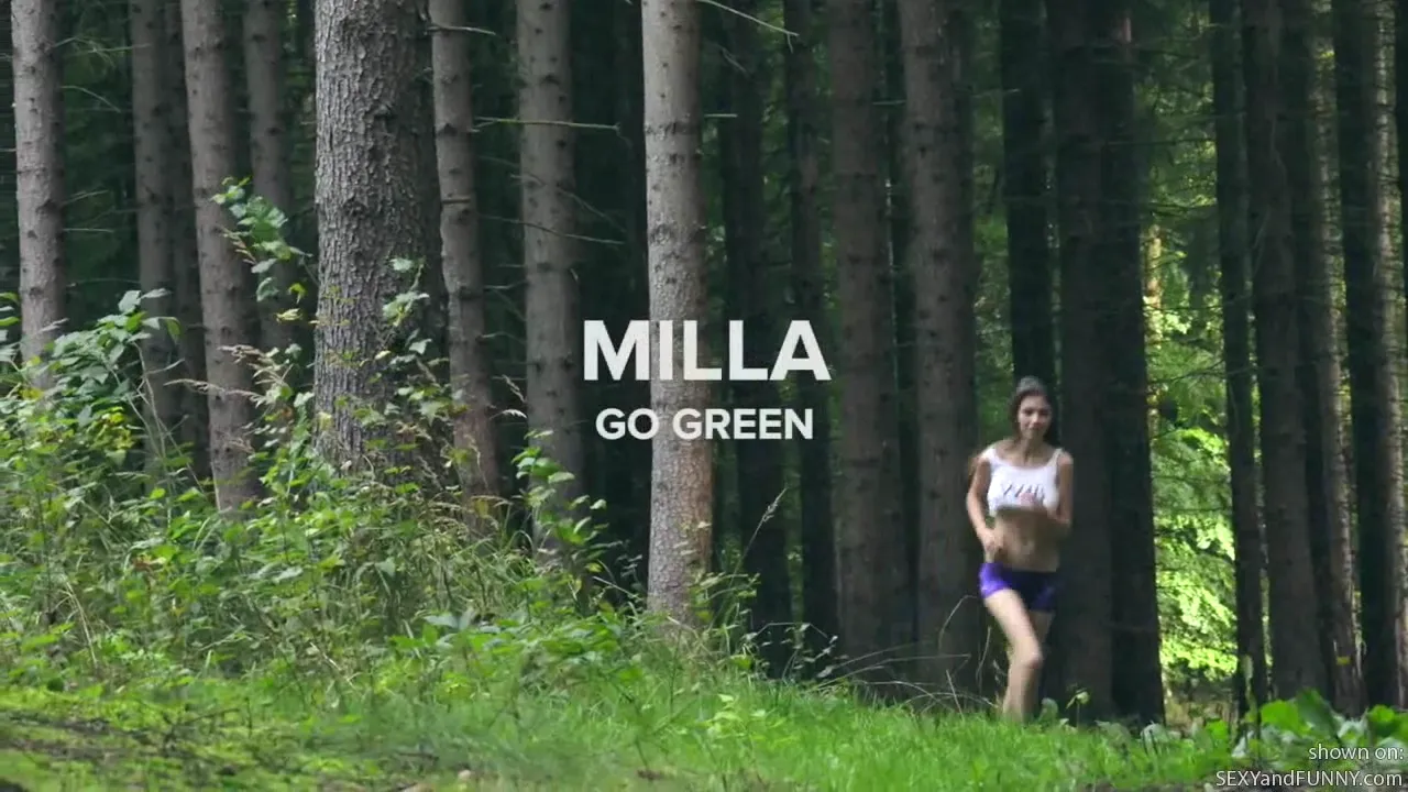 Milla Jogging through the Forest
