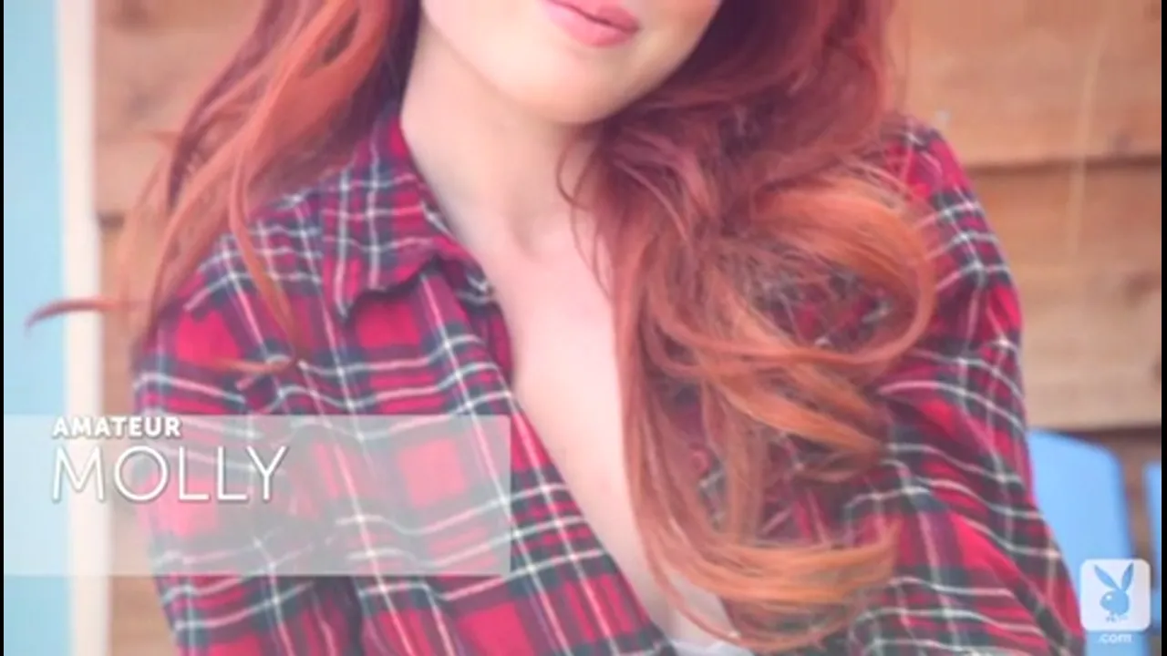 Molly. Natural, Redhead, Naked.