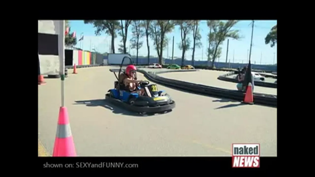 NakedNews: Go-Karting Challenge Part 2