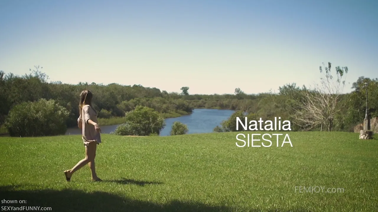 Natalia Frolicking Outside Naked