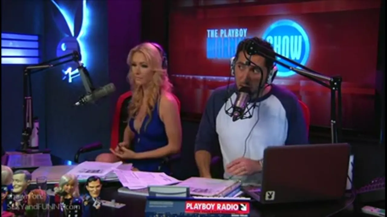 Playboy Bunnies Try to Make Funnies, If They Fail They Strip!