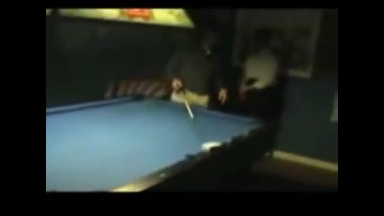 Pool Trick: Two Balls, One Shot