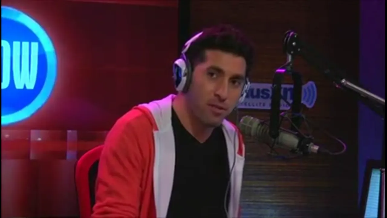 Radio Host Eats Food From in Between Models Boobs