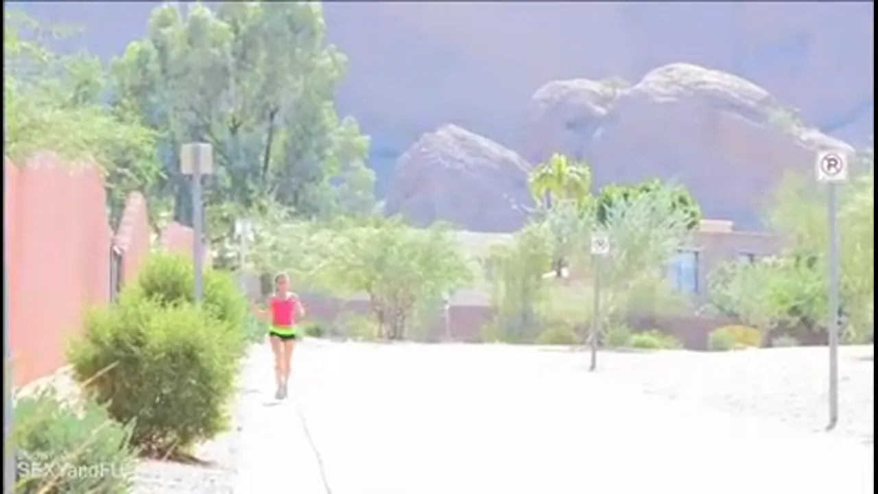 Randi’s Topless Jog Video