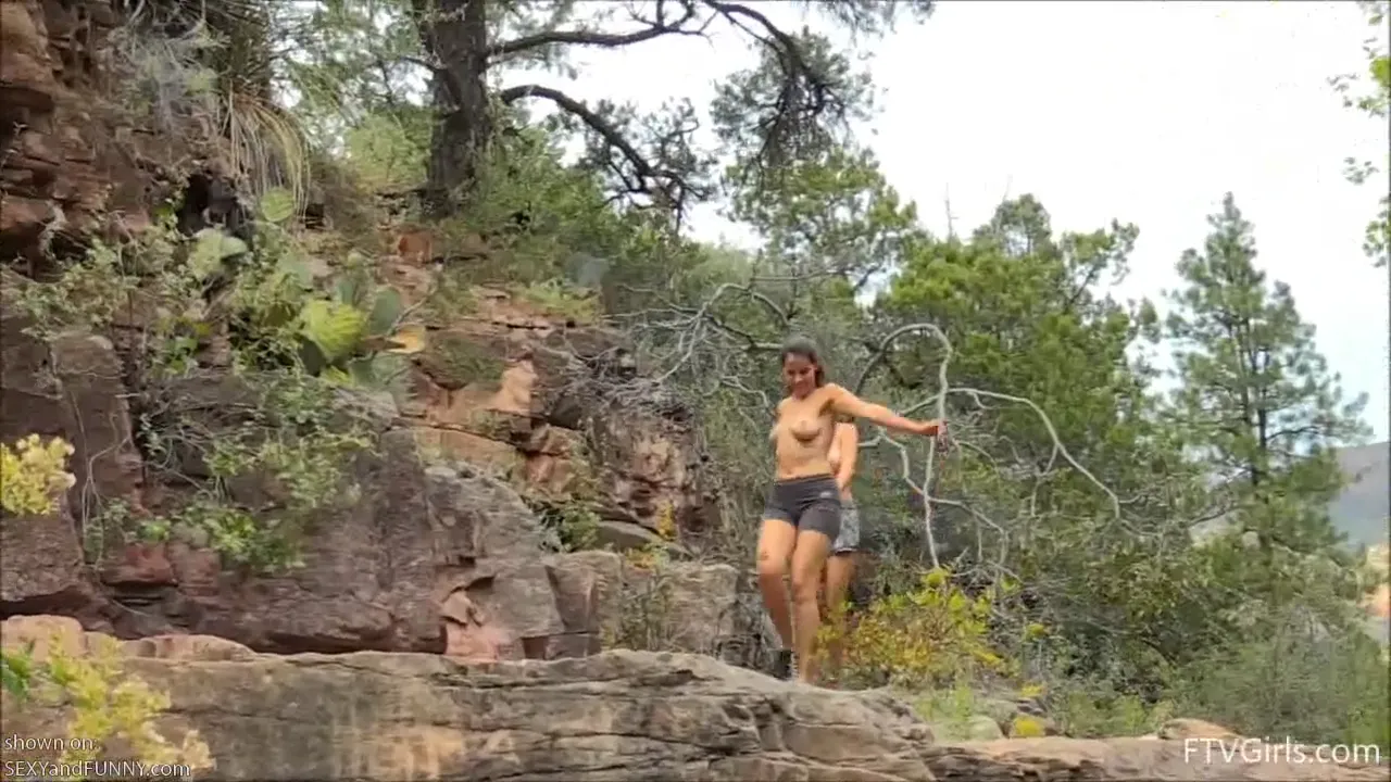 Saraya & Chloe Hiking Together