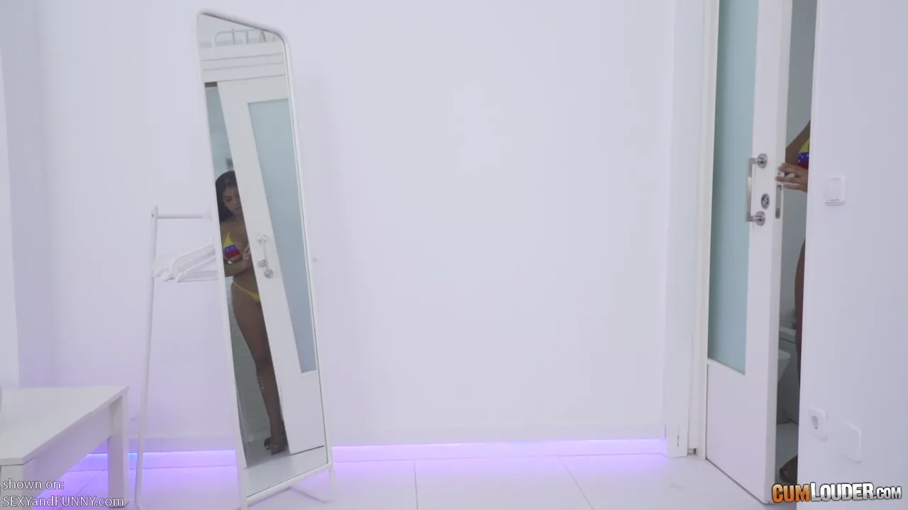 Sheila Trying on a New Bikini