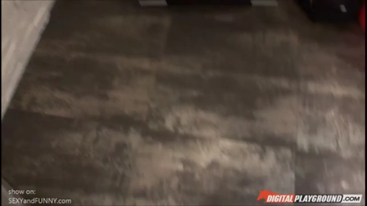 Spying on a Hot Naked Brunette in the Sauna