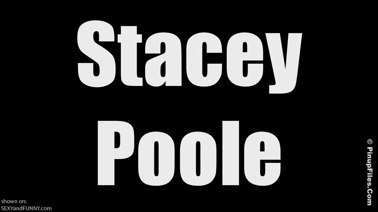 Stacey Poole in the um… Pool