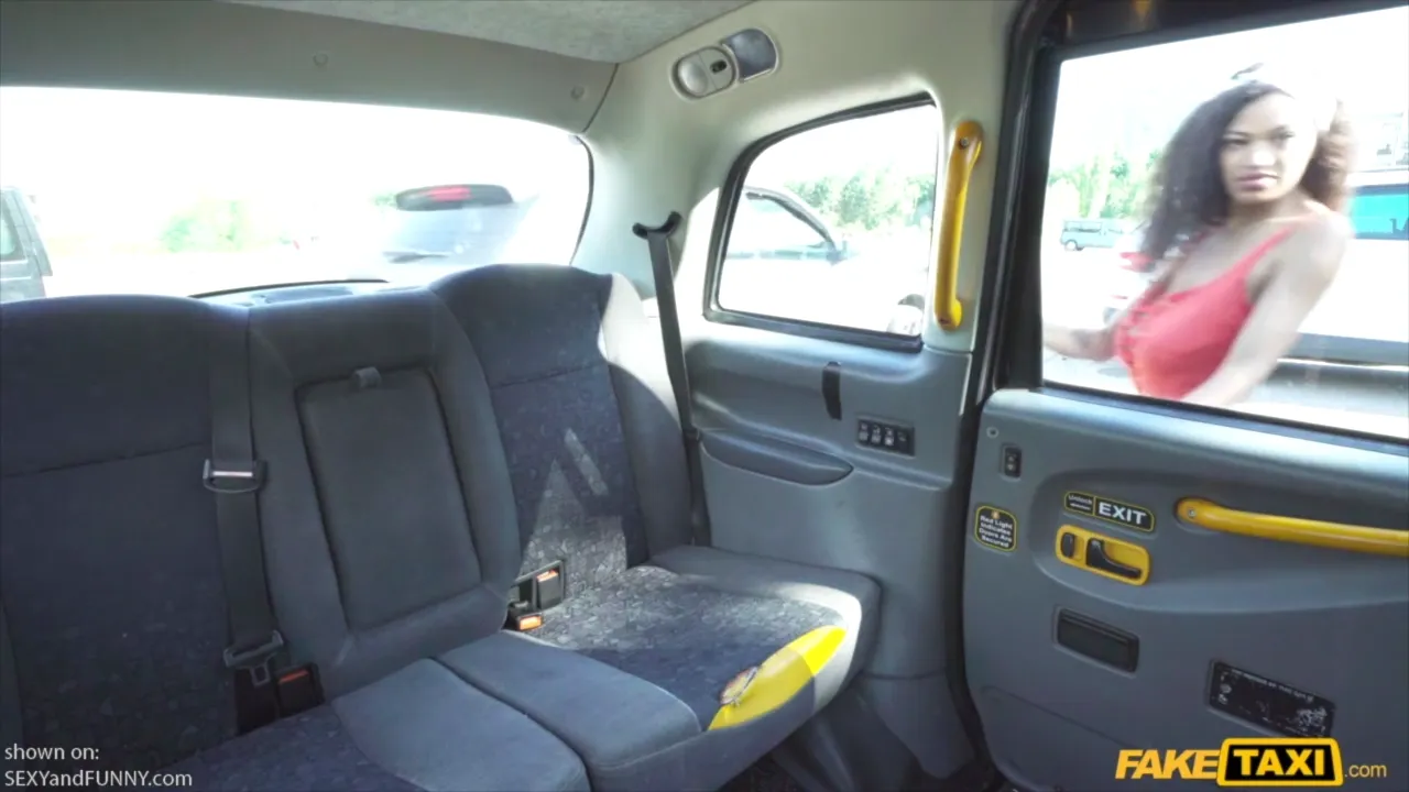 Tina Fire Naked in a Taxi
