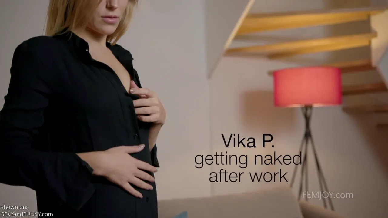Vika Stretching Out on the Couch