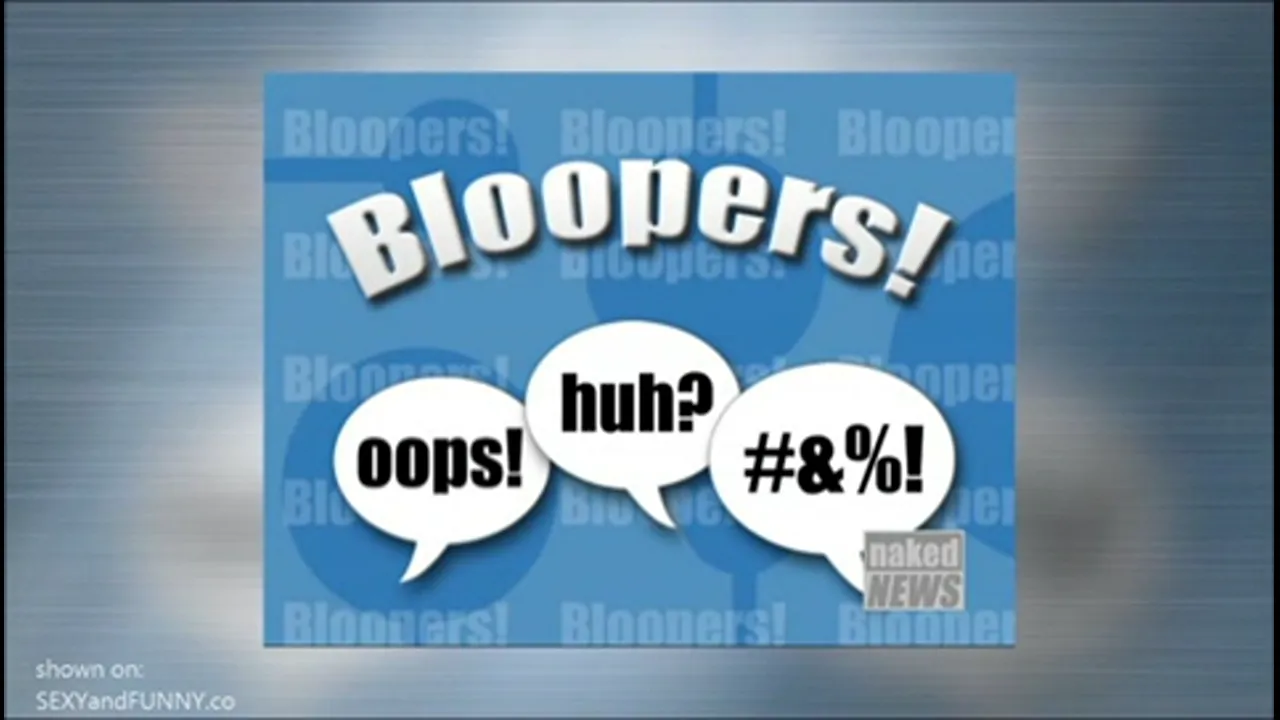 Vintage Naked News Bloopers