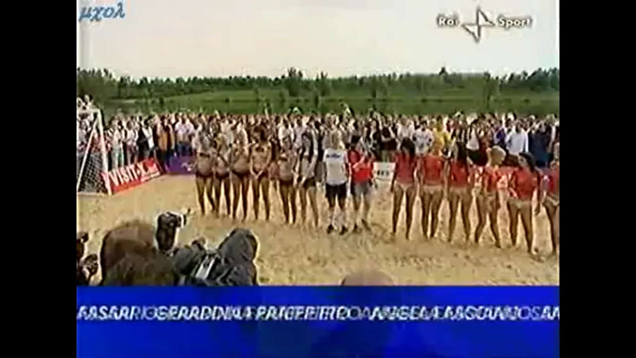Bodypainted Babes Play Soccer