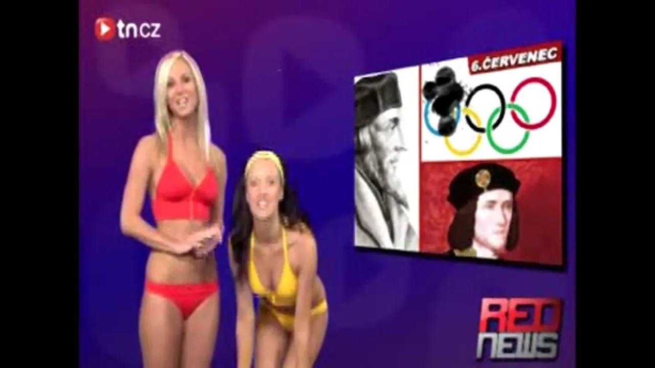 Czech News Girls Get Nekkid